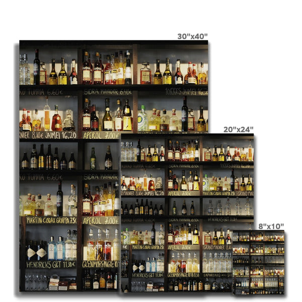 Cocktail Bar Canvas