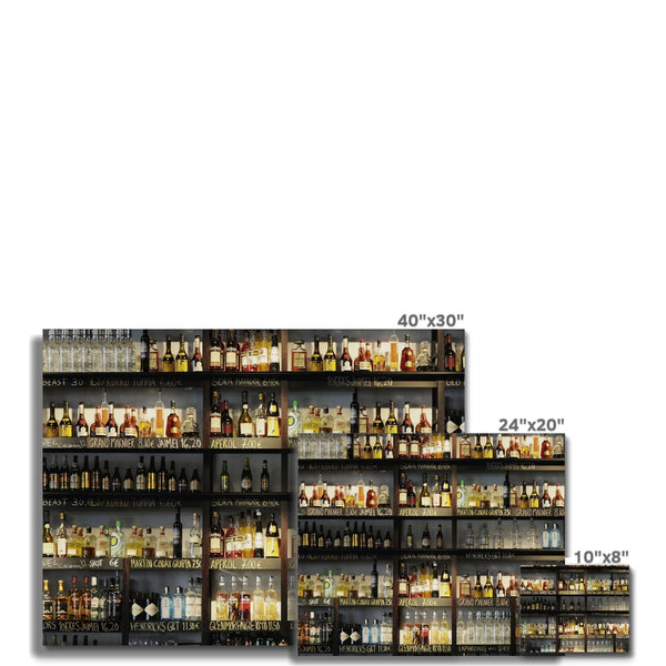 Cocktail Bar Canvas