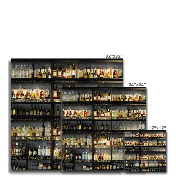 Cocktail Bar Canvas
