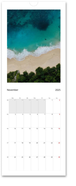 Wandkalender 2025 PEACEFUL BEACH