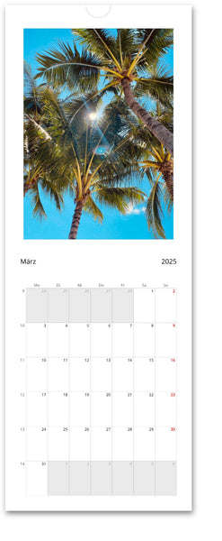 Wandkalender 2025 PEACEFUL BEACH