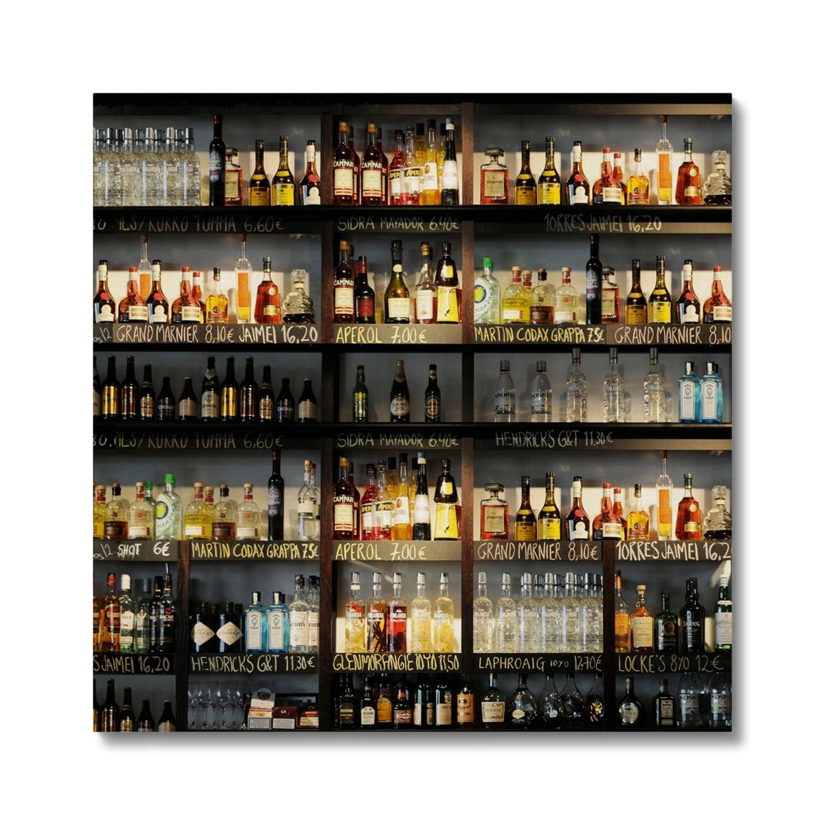 Cocktail Bar Canvas