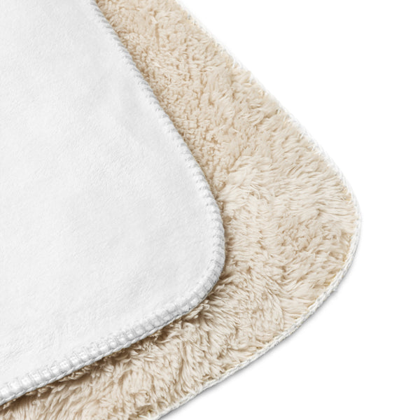 Sherpa-Decke 3 rote Rosen